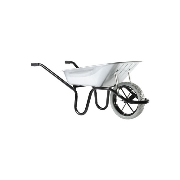 Brouette Aktiv Premium Galva 90L avec roue increvable HAEMMERLIN