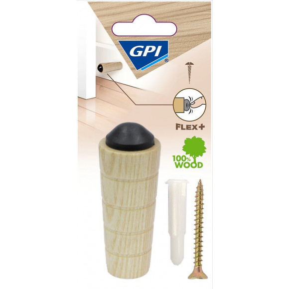 Butée Murale Frêne Bois Clair