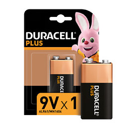 Pile Alcaline PLUS type 9 Volts - 6LR61