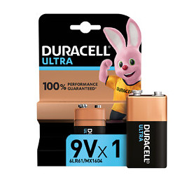 Pile Alcaline ULTRA type 9 Volts - 6LR61