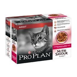 Sachet repas chat adulte - Canard en Sauce - 10x85g