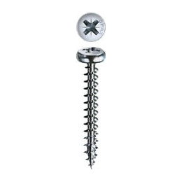 Lot De 100 Vis Acier Tête Ronde Spax, Diam.3.5 Mm X L.16 Mm