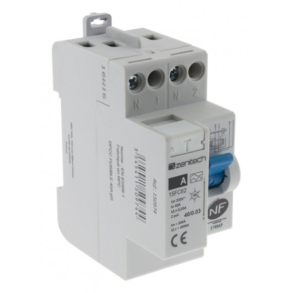 Interrupteur différentiel 40A 30mA Type A