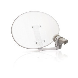 Parabole acier elliptique + LNB