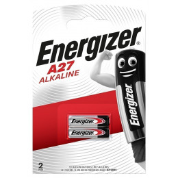 Pile alcaline miniature Energizer A27, pack de 2