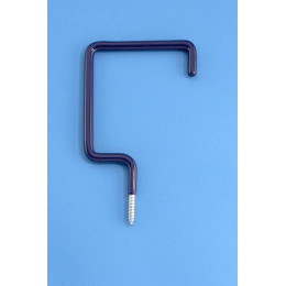 Crochet à vis en carré grand modèle Diamètre 9mm