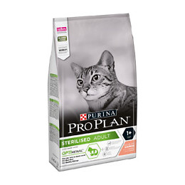 Croquettes chat stérilisé PRO PLAN - riche en Saumon - 1.5kg