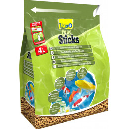 Aliments complets pour poissons de bassin TETRA Pond Sticks 4L