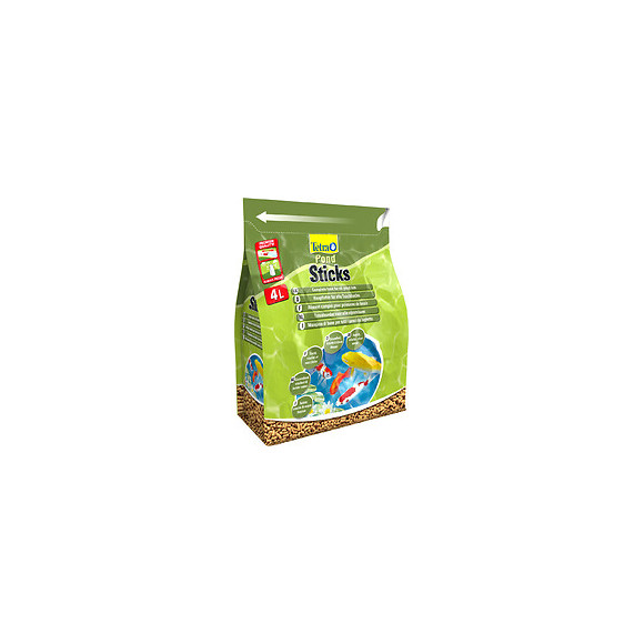 Aliments complets pour poissons de bassin TETRA Pond Sticks 4L