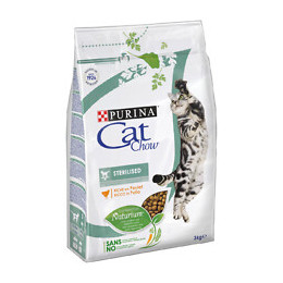 Croquettes chat adulte stérilisé - Poulet - 3kg