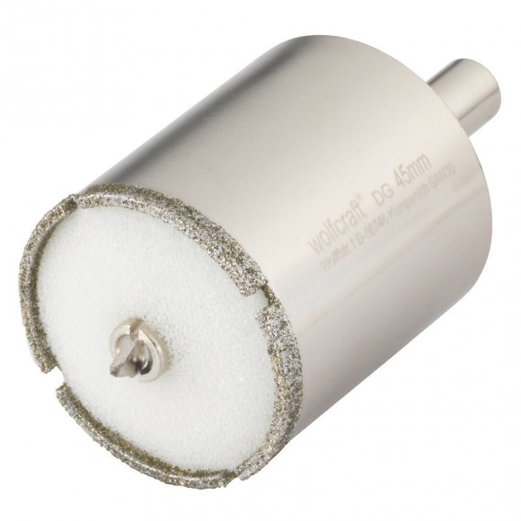 Trépan diamant D.45mm avec foret centrage Ceramic