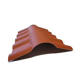 Faitière express coloris terracotta 43x74x15cm