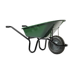 Brouette bati 110 reno peinte roue gonflée
