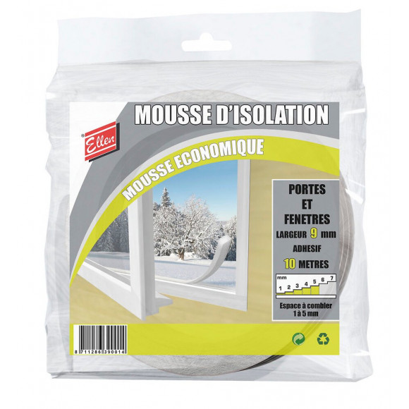 Mousse économique 10mx9mm