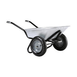 Brouette Aktiv excellium 100 twin galva roue gonflée