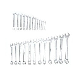 Dcraft - Jeu De Clés Mixtes - 25 Clés - Dimensions De 6 À 32 Mm, 30 Mm Et 32 Mm - Clés Mixtes - Noir