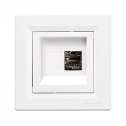 Asfora - Prise RJ45, cat. 5 STP - Blanc