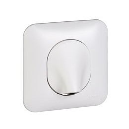 Ovalis - Sortie de câble - Blanc