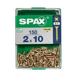Lot De 150 Vis Acier Tête Fraisée Pozidriv Spax, Diam.2 Mm X L.10 Mm