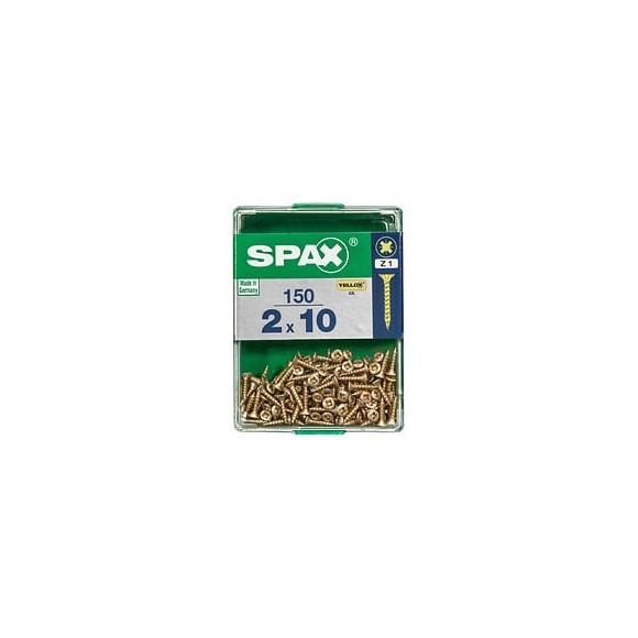 Lot De 150 Vis Acier Tête Fraisée Pozidriv Spax, Diam.2 Mm X L.10 Mm