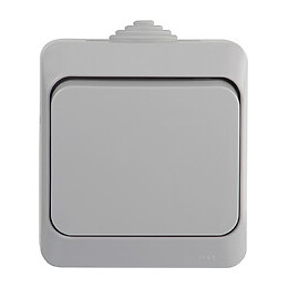 Cedar Plus - Interrupteur va-et-vient, 10 A - Gris