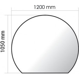 Plaque en verre 1050x1200mm P692004