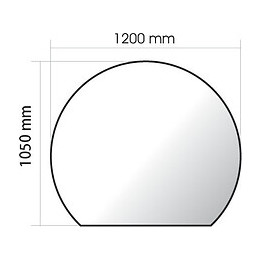 Plaque en verre 1050x1200mm P692004