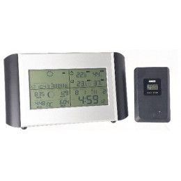 Station météo noir et argent