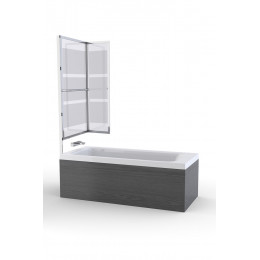 Pare baignoire 1 volet 130x104cm