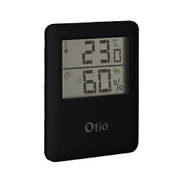 THERMOMETRE HYGROMETRE NOIR