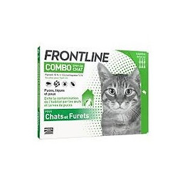 6 pipettes antiparasitaires FRONTLINE COMBO Spot-On chat