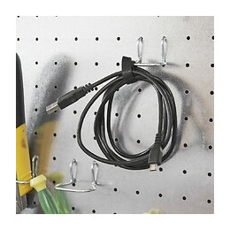 Crochet Pour Panneau Perforé Mottez, H.18 X L.18 X P.4 Cm