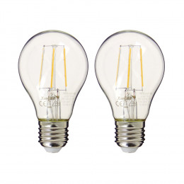 Lot De 2 Ampoules Led A60 - Culot E27 - Retro-led