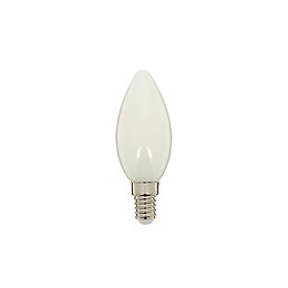 Ampoule À Filament Led Flamme, Culot E14, 4w Cons. (40w Eq.), Lumière Blanche Neutre