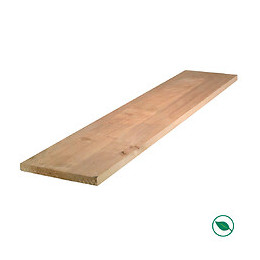 Tablette Hêtre Massif Lamellé Collé Abouté 800 X 200 X 18 Mm.
