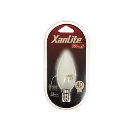 Ampoule À Filament Led Flamme, Culot E14, 4w Cons. (40w Eq.), Lumière Blanche Neutre
