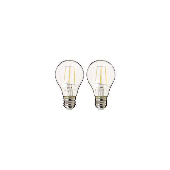 Lot De 2 Ampoules Led A60 - Culot E27 - Retro-led