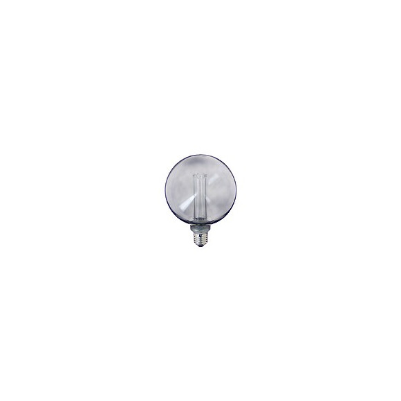 Ampoule Led Déco Hologramme Globe (g125) Au Verre Fumé, Culot E27, 4w Cons., 100 Lumens, Lumière Blanc Chaud