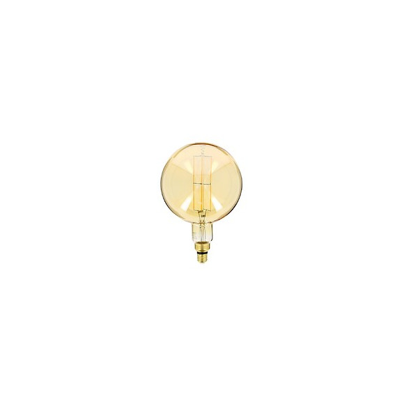 Ampoule Led Déco Globe Giant (xxl) Au Verre Ambré, Culot E27, 8w Cons. (60w Eq.), 800 Lumens, Lumière Blanc Chaud