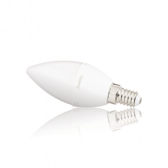 Lot X5 Ampoules Led Flamme, Culot E14, 5,5w Cons. (40 W Éq), Lumière Blanc Chaud