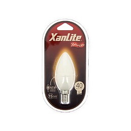 Ampoule À Filament Led Flamme, Culot E14, 4w Cons. (40w Eq.), Lumière Blanche Chaude