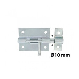 Verrou À Levier Verrou De Box + Gâche Afbat, Acier Zingué Gris