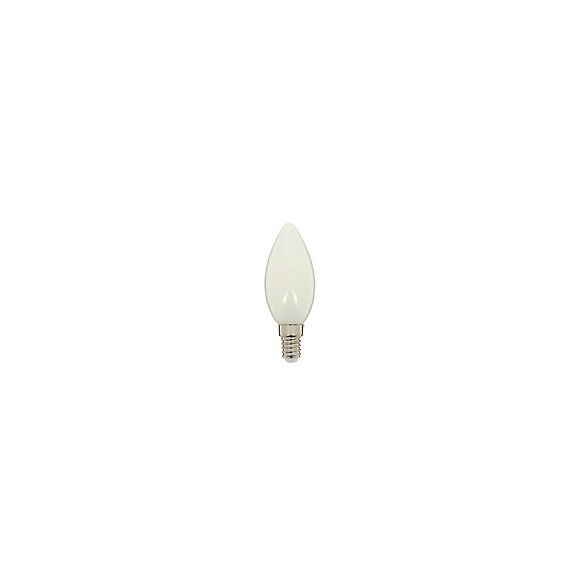 Ampoule À Filament Led Flamme, Culot E14, 4w Cons. (40w Eq.), Lumière Blanche Chaude