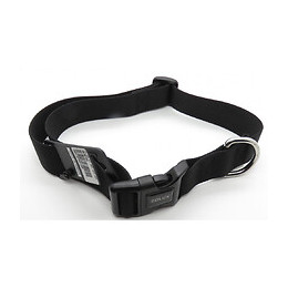 Collier Nylon . Taille 50 - 80  Cm . 40 Mm . Couleur Noir Pour Chien. - Zolux - Zo-463670n
