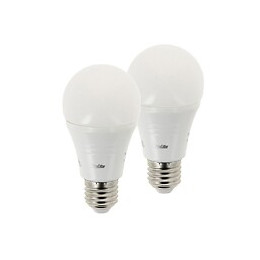 Lot De 2 Ampoules Led A60 - Culot E27 - Classique