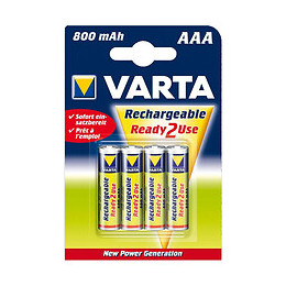 Lot De 4 Piles Alcaline Type Hr03 1.2 Volts Rechargeables - 56703101404