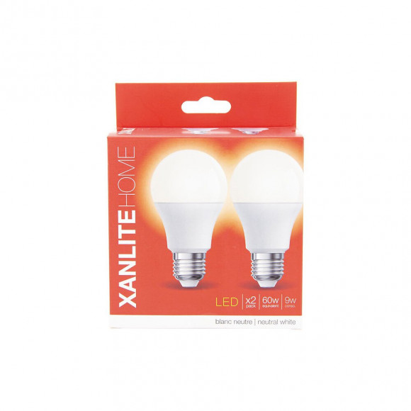Lot De 2 Ampoules Led A60 - Culot E27 - Classique