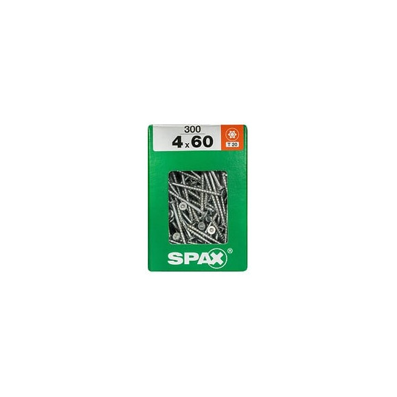 Lot De 300 Vis Acier Tête Fraisée Torx Spax, Diam.4 Mm X L.60 Mm
