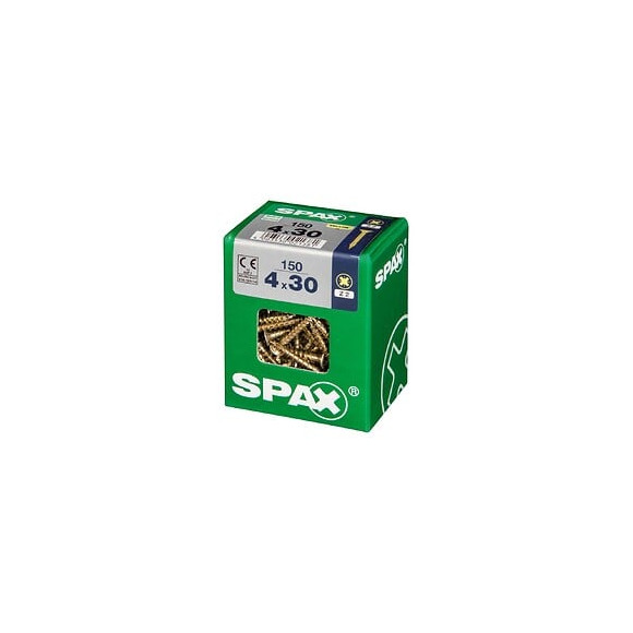 Lot De 150 Vis Acier Tête Fraisée Pozidriv Spax, Diam.4 Mm X L.30 Mm