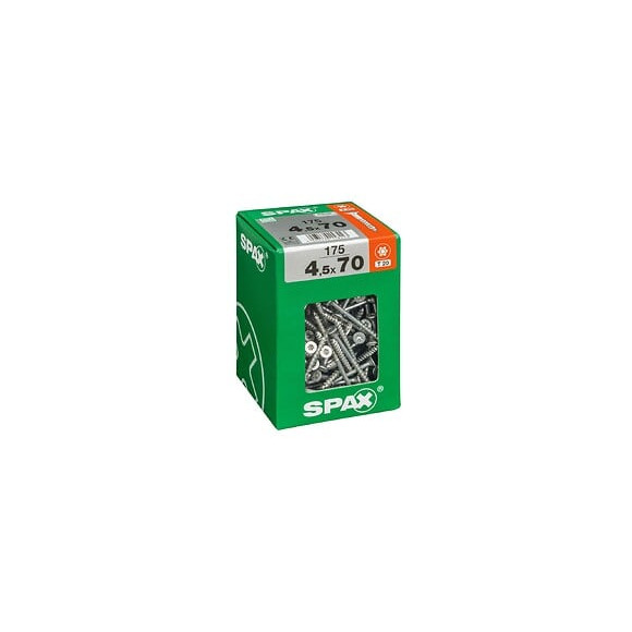 Lot De 175 Vis Acier Tête Fraisée Torx Spax, Diam.4.5 Mm X L.70 Mm